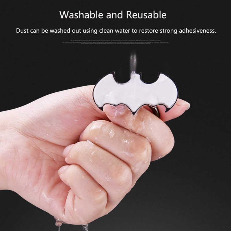 NILSTOREY Cell Phone Ring Holder, NILSTOREY Bat 360Â° Rotation Ring Stand Holder, Metal Finger Grip Kickstand for iPhone, Samsung, Smartphones and iPads (Black) - Image 5